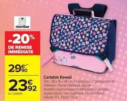 Carrefour Drive Dim - cartable kawaii offre