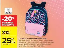 Carrefour Drive Dim - sac à dos 2 compartiments kawaii offre