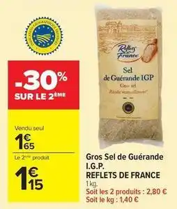Carrefour Drive Reflets de france - gros sel de guérande i.g.p offre