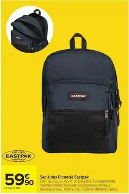 Carrefour Drive Eastpak - sac à dos pinnacle offre