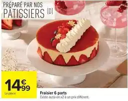 Carrefour Drive Nos - fraisier 6 parts offre