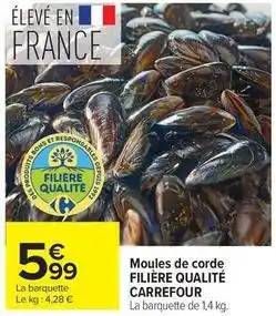 Carrefour Drive Carrefour - moules de corde filière qualité offre