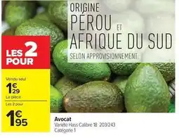 Carrefour Drive Avocat offre