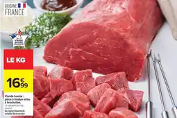 Carrefour Drive Viande bovine: pièce fondue et cioc à l'oreillers offre