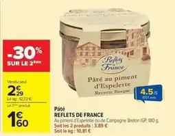 Carrefour Drive Reflets de france - pâté offre