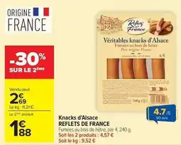 Carrefour Drive Reflets de france - knacks d'alsace offre