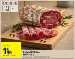 Carrefour Drive Montorsi - coppa nostrana offre