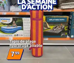 Action Tapis de plage hydrofiuge pliable offre