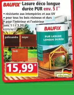 Norma BAUFIX Lasure déco longue durée offre