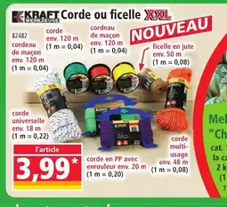 Norma KRAFT Corde ou ficelle XXL offre