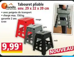 Norma FRANDIS Tabouret pliable offre