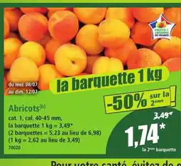 Norma Abricots offre