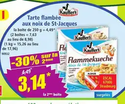 Norma KAUFFER'S Tarte flambée aux noix de St-Jacques offre