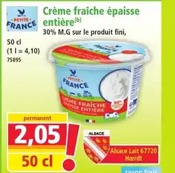Norma PETITE FRANCE Crème fraîche épaisse offre