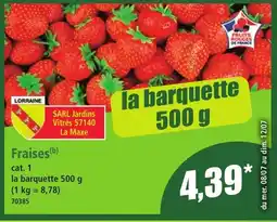 Norma Fraises offre