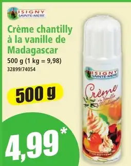 Norma ISIGNY SAINTE-MERE Crème chantilly à la vanille de Madagascar offre