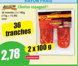 Norma Chorizo espagnol offre