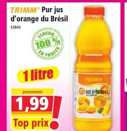Norma TRIMM Pur jus d'orange du Brésil offre