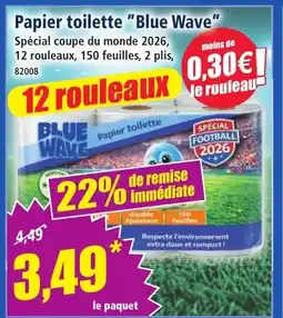 Norma Papier toilette Blue Wave offre
