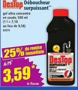 Norma DESTOP Déboucheur surpuissant offre