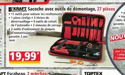 Norma KRAFT Sacoche avec outils de démontage, 27 pièces offre
