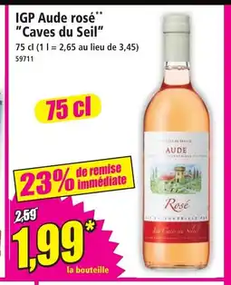 Norma IGP Aude rosé Caves du Seil offre