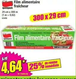 Norma QUICKPACK Film alimentaire fraîcheur offre
