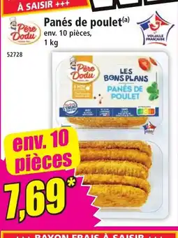 Norma PERE DODU Panés de poulet offre