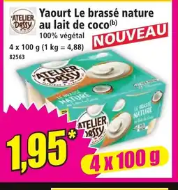 Norma Yaourt Le brassé nature au lait de coco offre