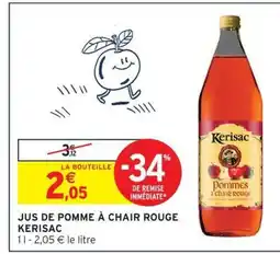 Intermarché KERISAC Jus de pomme à chair rouge offre