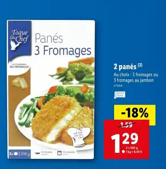 Lidl 2 panés offre