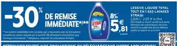 Intermarché XTRA Lessive liquide total tout en 1 x63 lavages offre