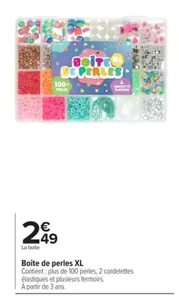 Carrefour Boîte de perles XL offre