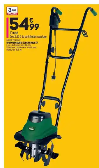 ALDI Motobineuse électrique offre