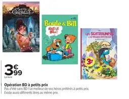 Carrefour Opération BD à petits prix offre