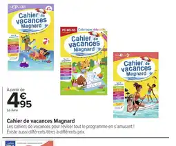 Carrefour Cahier de vacances Magnard offre