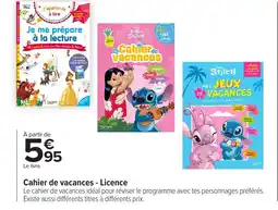 Carrefour Cahier de vacances - Licence offre