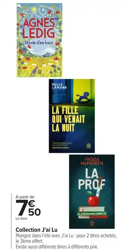 Carrefour Collection J'ai Lu offre