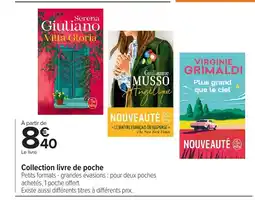 Carrefour Collection livre de poche offre