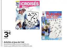 Carrefour Activités et jeux de l'eté offre
