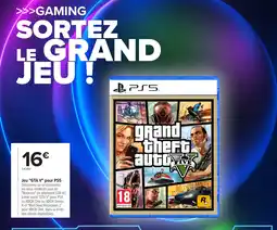 Carrefour Jeu GTA V pour PS5 offre
