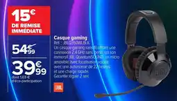 Carrefour JBL Casque gaming offre