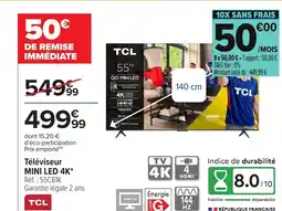 Carrefour TCL Téléviseur offre