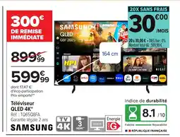 Carrefour SAMSUNG Téléviseur QLED 4K offre