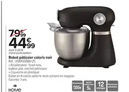 Carrefour HOME Robot pâtissier coloris noir offre