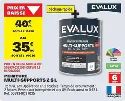 Brico Dépôt Peinture multi-supports offre