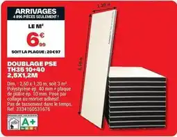Brico Dépôt Dim - doublage pse th38f10+40 offre