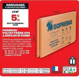 Brico Dépôt Durable - panineau polystyrène xps offre