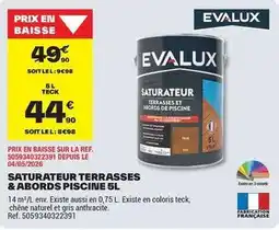 Brico Dépôt Chêne - saturateur terrasses & abords piscine offre