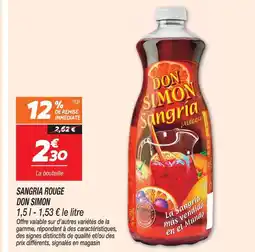 Netto Don simon sangria rouge offre